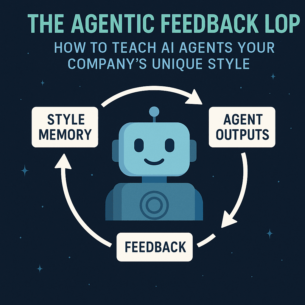 The Agentic Feedback Loop: How to Teach AI Agents Your Company's Unique Style