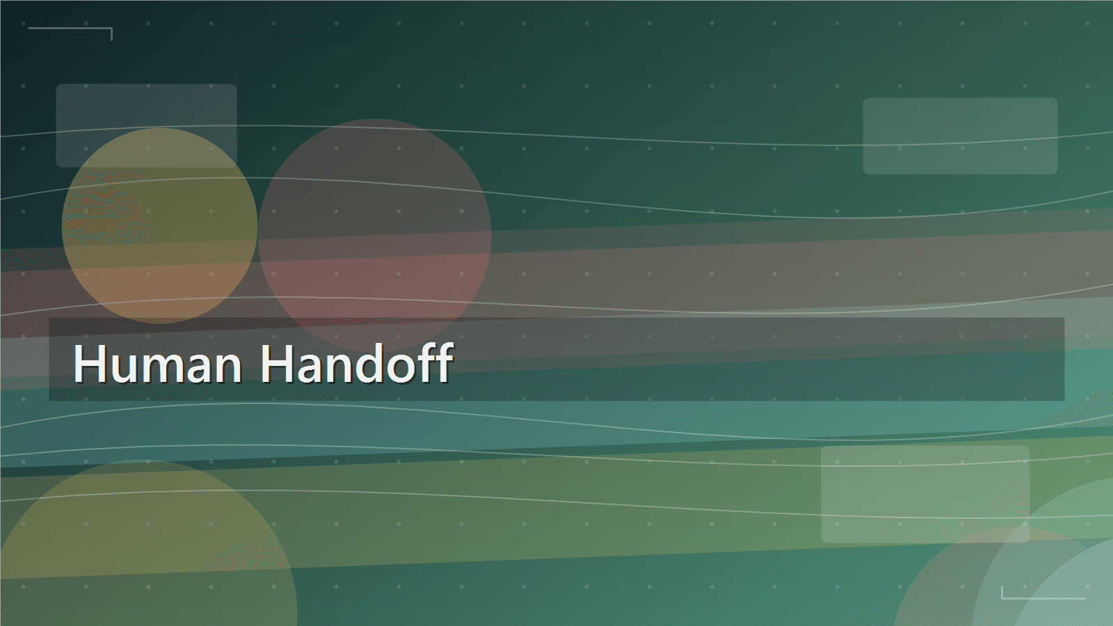 Human Handoff Playbook for AI Agents