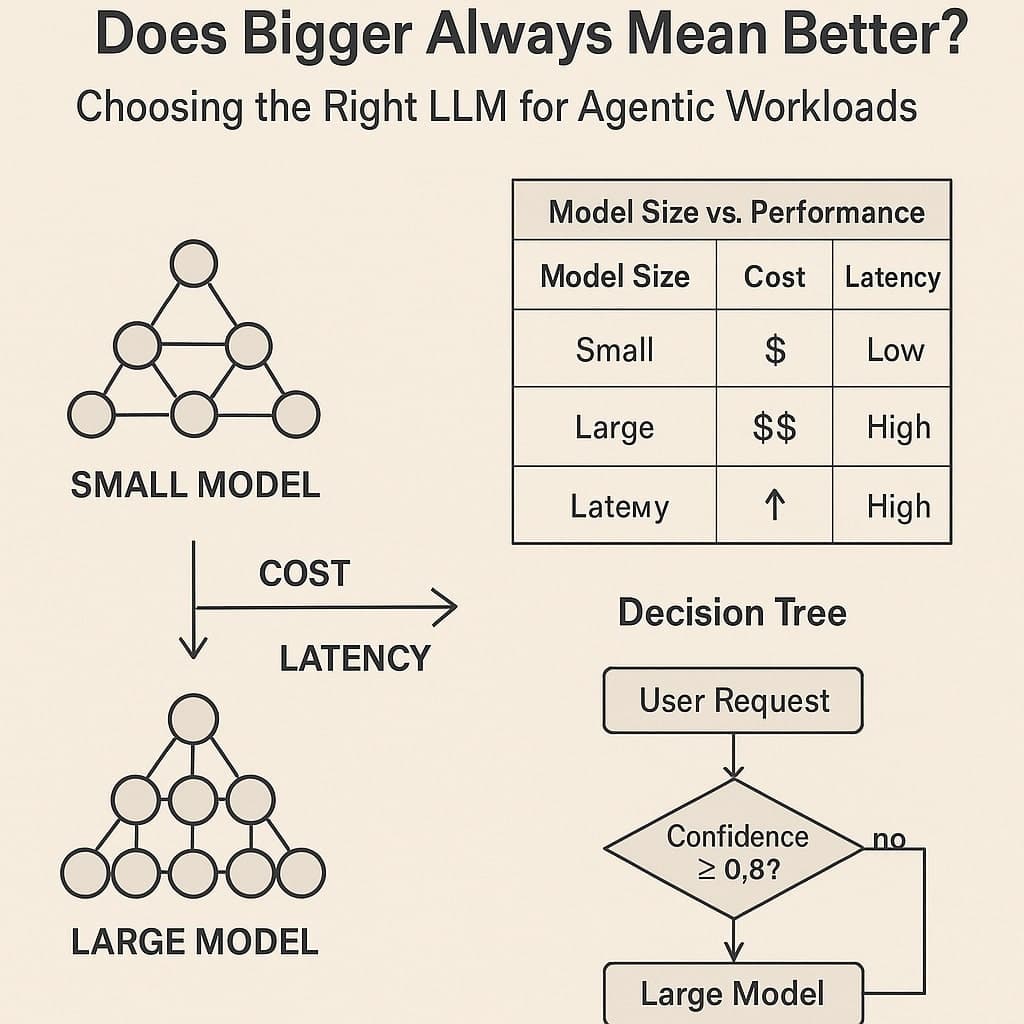 Does Bigger Always Mean Better? Choosing the Right LLM for Agentic Workloads